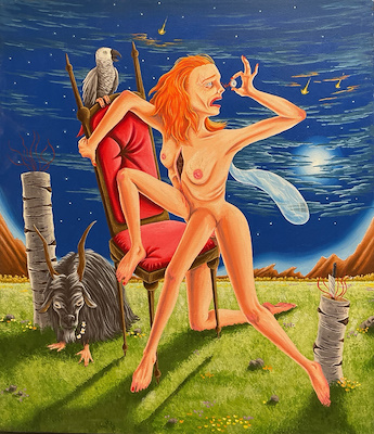 Yamaç Atan imzalı tablo — Akrilik Boya, 50×45 cm, 5.000 TL müzayede satışı