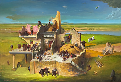 Alpay Aksayar imzalı tablo — Yağlı Boya, 100×150 cm, 200.000 TL müzayede satışı