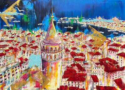 Özcan Allahverdi imzalı tablo — Yağlı Boya, 50×70 cm, 45.000 TL müzayede satışı