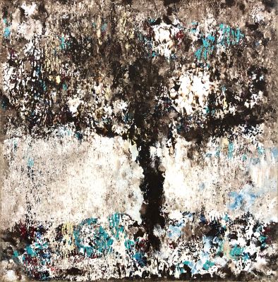 Rasin Berk imzalı tablo — Yağlı Boya, 80×80 cm, 2.750 TL müzayede satışı