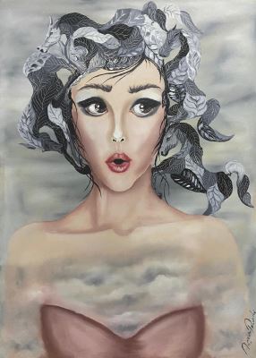 Nazan Pamuk imzalı tablo — Yağlı Boya, 70×50 cm, 4.500 TL müzayede satışı