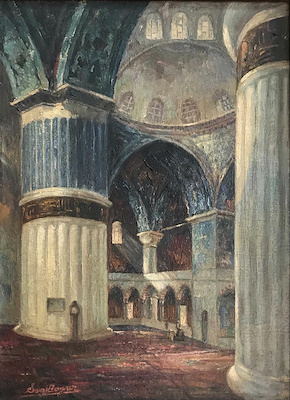 Ali Sami Boyar imzalı tablo — Yağlı Boya, 44.5×32.5 cm, 16.500 TL müzayede satışı