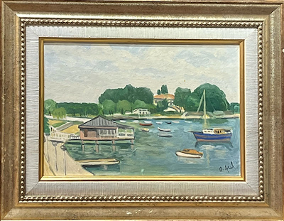Orhan Arel imzalı tablo — Yağlı Boya, 22×35 cm, 10.000 TL müzayede satışı