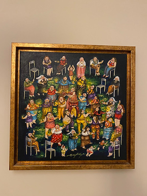 Şenay Arduç imzalı tablo — Yağlı Boya, 40×40 cm, 12.000 TL müzayede satışı
