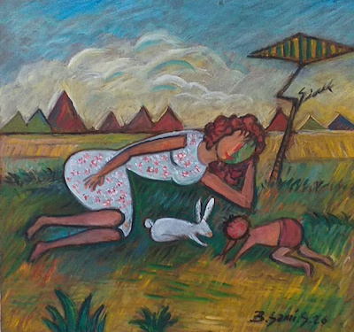 Bekir Sami Siverek imzalı tablo — Yağlı Boya, 49×46 cm, 2.000 TL müzayede satışı