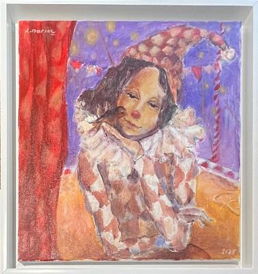 Levent Narınç imzalı tablo — Yağlı Boya, 39×39 cm, 5.000 TL müzayede satışı