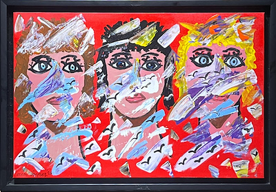 Ecem Dönmez imzalı tablo — Yağlı Boya, 40×60 cm, 4.000 TL müzayede satışı