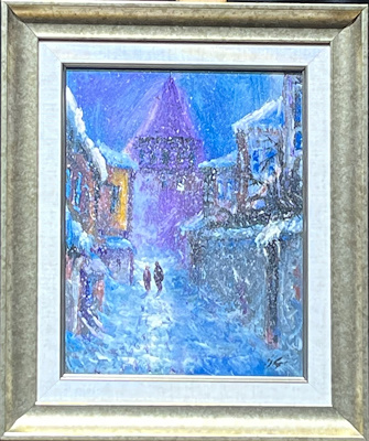İlker Çökmüş imzalı tablo — Yağlı Boya, 26×20 cm, 1.500 TL müzayede satışı