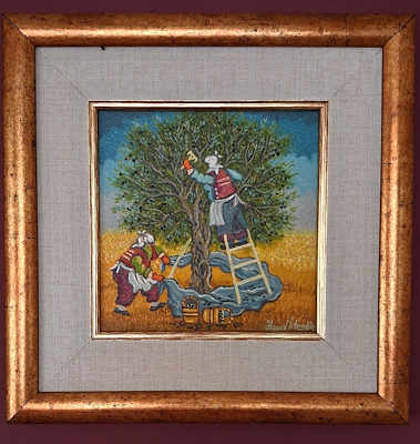 Hayal İrtegün imzalı tablo — Yağlı Boya, 15×15 cm, 7.500 TL müzayede satışı