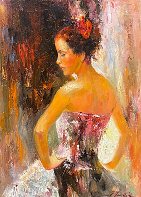 Hidayet Abdullahi imzalı tablo — Yağlı Boya, 40×30 cm, 2.000 TL müzayede satışı