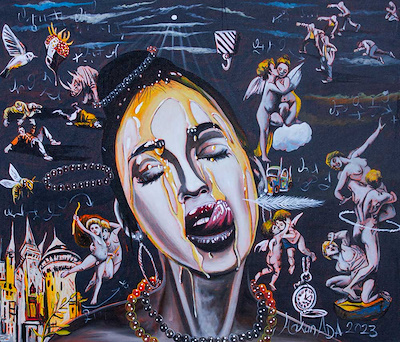 Hakan Ada imzalı tablo — Yağlı Boya, 60×70 cm, 10.000 TL müzayede satışı