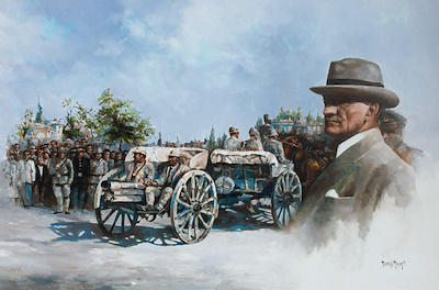 Remzi İren imzalı tablo — Yağlı Boya, 85×100 cm, 47.500 TL müzayede satışı