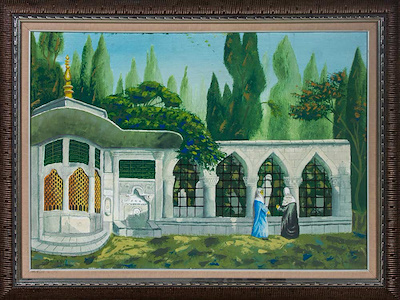 M. Elivan imzalı tablo — Yağlı Boya, 50×70 cm, 5.000 TL müzayede satışı