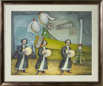 Selaheddin Hummi imzalı tablo — Yağlı Boya, 46×57 cm, 5.000 TL müzayede satışı