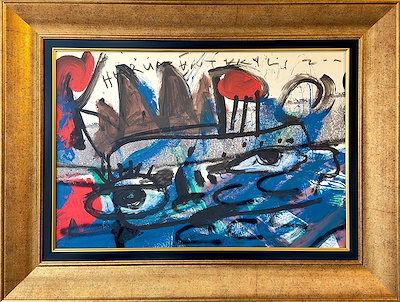 Harun Antakyalı imzalı tablo — Akrilik Boya, 45×65 cm, 37.500 TL müzayede satışı