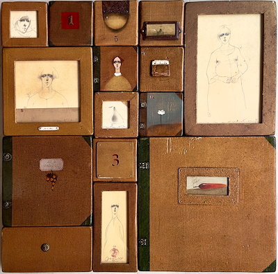 Mahmut Karatoprak imzalı tablo — Karışık Teknik, 60×60 cm, 120.000 TL müzayede satışı