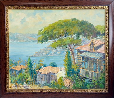 Ahmet Muhterem Oma imzalı tablo — Yağlı Boya, 60×75 cm, 11.000 TL müzayede satışı