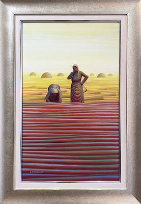 Süleyman Karakul imzalı tablo — Yağlı Boya, 53×33 cm, 32.500 TL müzayede satışı