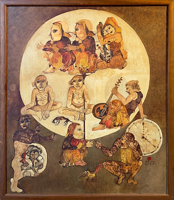 Nevin Çokay imzalı tablo — Yağlı Boya, 70×60 cm, 130.000 TL müzayede satışı