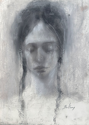 Mert Benlisoy imzalı tablo — Karışık Teknik, 35×25 cm, 1.000 TL müzayede satışı