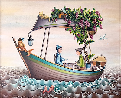 Hale Nurol imzalı tablo — Yağlı Boya, 40×50 cm, 25.000 TL müzayede satışı