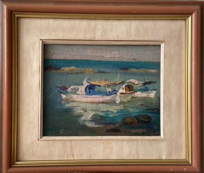 Gürsel Tunalı imzalı tablo — Yağlı Boya, 14×18 cm, 1.800 TL müzayede satışı