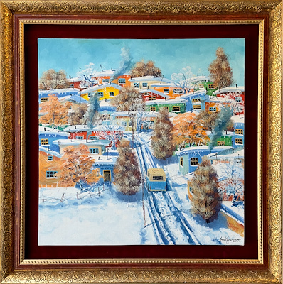 Hamdi Eser imzalı tablo — Yağlı Boya, 50×50 cm, 13.000 TL müzayede satışı