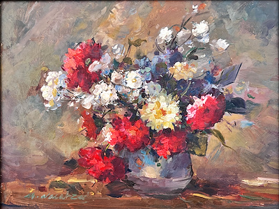 Mehmet Necefzade imzalı tablo — Yağlı Boya, 26×33 cm, 1.000 TL müzayede satışı