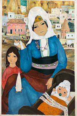 Turgut Zaim imzalı tablo — Guaj, 47×35 cm, 215.000 TL müzayede satışı