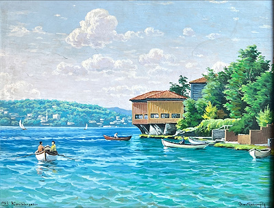 Ahmet Yakupoğlu imzalı tablo — Yağlı Boya, 35×45 cm, 6.000 TL müzayede satışı