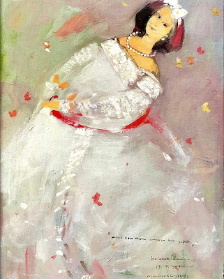 Mevlüt Akyıldız imzalı tablo — Yağlı Boya, 35×25 cm, 13.000 TL müzayede satışı