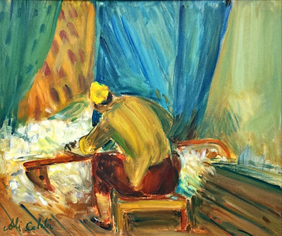 Ali Çelebi imzalı tablo — Yağlı Boya, 47×55 cm, 55.000 TL müzayede satışı