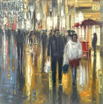 Mustafa Albayrak imzalı tablo — Yağlı Boya, 70×70 cm, 7.500 TL müzayede satışı