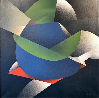 Abdurrahman Öztoprak imzalı tablo — Karışık Teknik, 80×80 cm, 175.000 TL müzayede satışı
