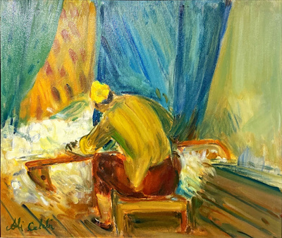 Ali Çelebi imzalı tablo — Yağlı Boya, 45×55 cm, 80.000 TL müzayede satışı
