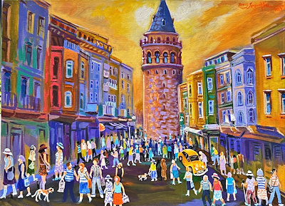 Yavuz Saraçoğlu imzalı tablo — Yağlı Boya, 50×40 cm, 10.000 TL müzayede satışı