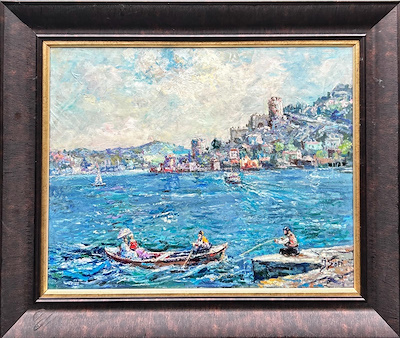 İbrahim Safi imzalı tablo — Yağlı Boya, 50×65 cm, 405.000 TL müzayede satışı