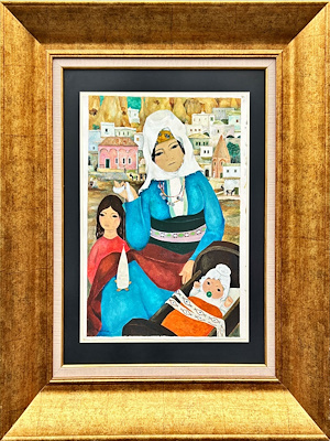 Turgut Zaim imzalı tablo — Guaj, 48×36 cm, 330.000 TL müzayede satışı