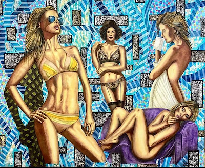 Hüseyin Ak imzalı tablo — Yağlı Boya, 150×180 cm, 15.000 TL müzayede satışı