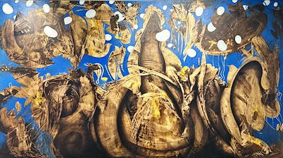 Ertuğrul Ateş imzalı tablo — Yağlı Boya, 170×300 cm, 90.000 TL müzayede satışı