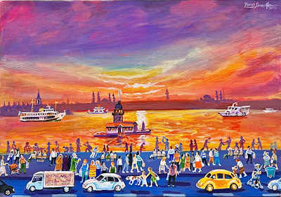 Yavuz Saraçoğlu imzalı tablo — Yağlı Boya, 35×50 cm, 10.000 TL müzayede satışı