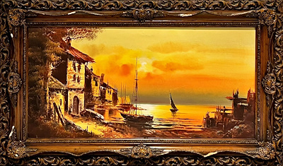 Sebahattin Camcıoğlu imzalı tablo — Yağlı Boya, 50×100 cm, 7.500 TL müzayede satışı