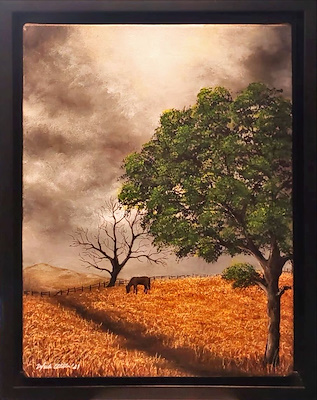 Ufuk Atilla imzalı tablo — Yağlı Boya, 40×30 cm, 11.000 TL müzayede satışı