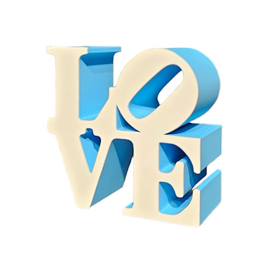 Love imzalı tablo — 10×10 cm, 4.000 TL müzayede satışı