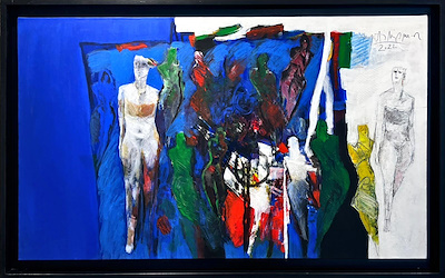 Hayati Misman imzalı tablo — Yağlı Boya, 73×128 cm, 185.000 TL müzayede satışı