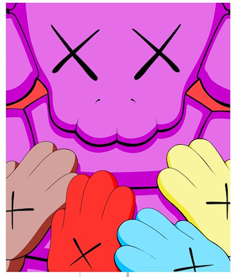 Kaws imzalı tablo — 100×120 cm, 11.000 TL müzayede satışı