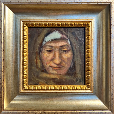 Muhammet Oruçov imzalı tablo — Yağlı Boya, 20×20 cm, 6.000 TL müzayede satışı