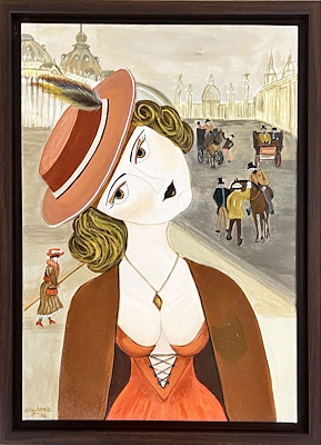 Nilay Demir imzalı tablo — Yağlı Boya, 50×35 cm, 3.500 TL müzayede satışı