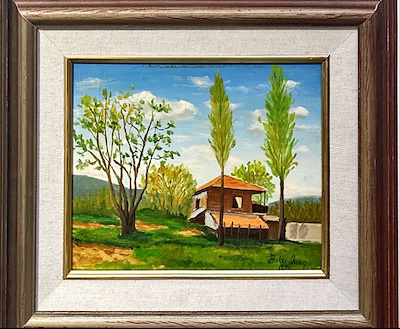 Hakkı İnan imzalı tablo — Yağlı Boya, 25×30 cm, 8.000 TL müzayede satışı