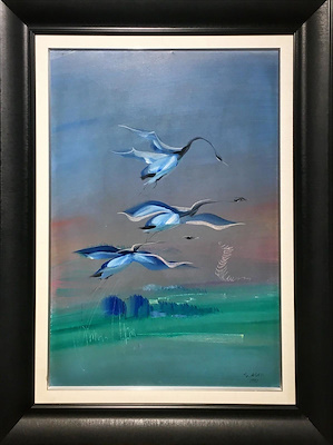 Salih Acar imzalı tablo — Yağlı Boya, 70×50 cm, 60.000 TL müzayede satışı